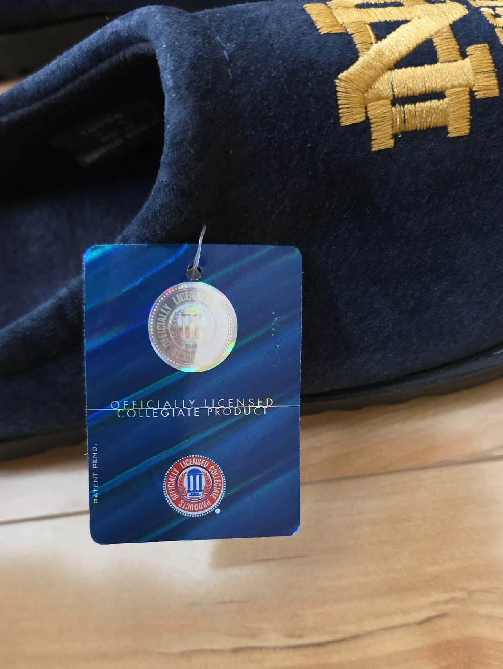 Hush Puppies Notre Dame Slippers Navy Suede Mens 9 NWT